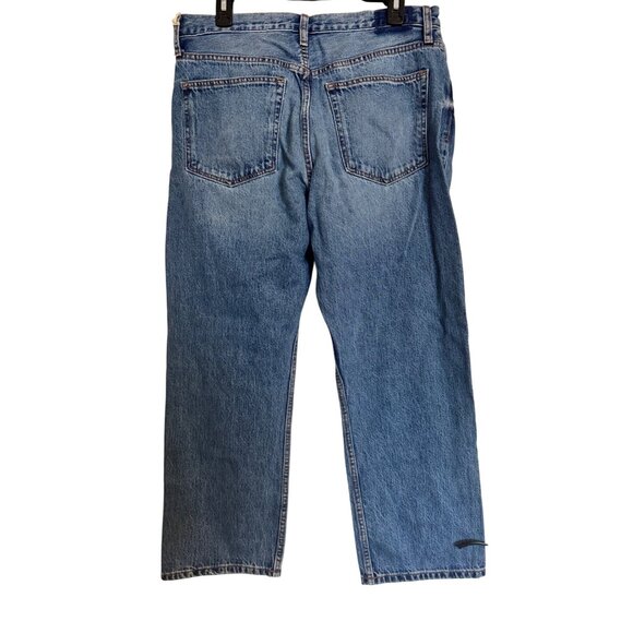 Etica Josie High Rise Cropped Jeans Size 32 Canyon NWT $126 Button Fly - Picture 4 of 13